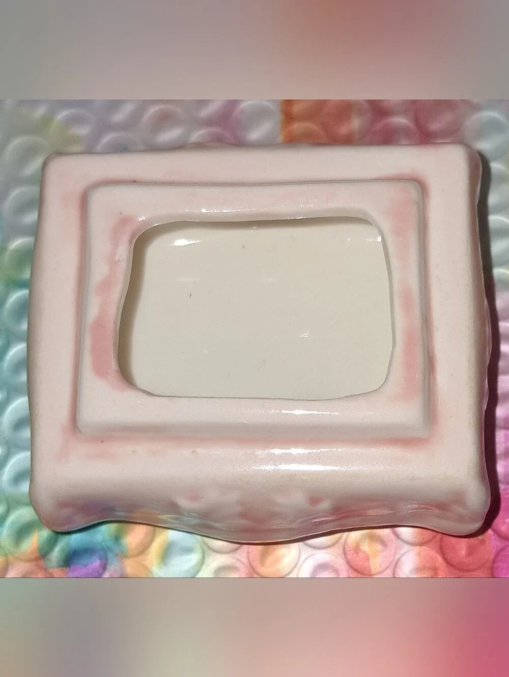 FREE with PURCHASE PINK FOOTED TRINKET DISH - NO LID